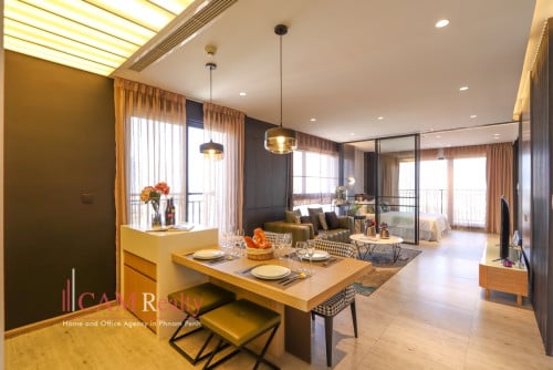 2 Bedroom Serviced Condo For Rent in Boeng Trabaek