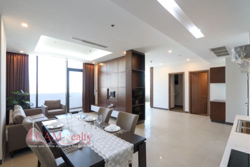 Tuol Kork | Premium 3 bedrooms duplex penthouse for rent | Swimming pool, gym, steam, and sauna