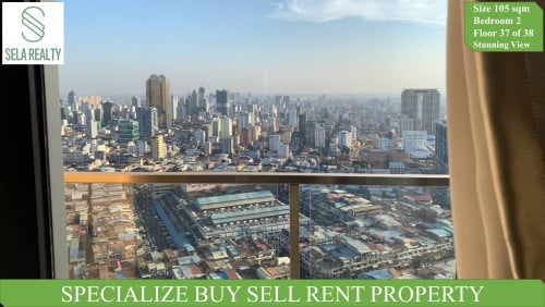 👉 Stunning View on 37th floor at Skyline Condo For LEASE