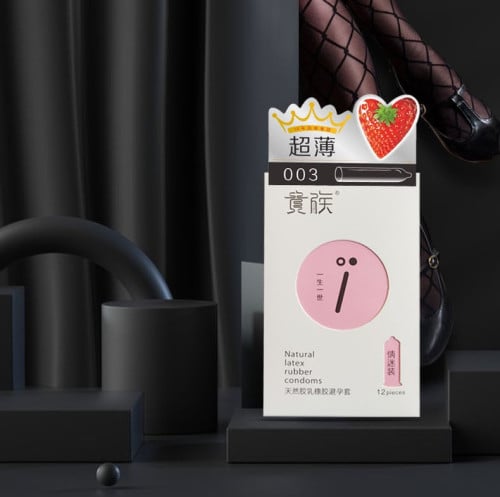 ស្រោមអនាម័យស្តើង003 ក្លិនស្ត្របឺរី