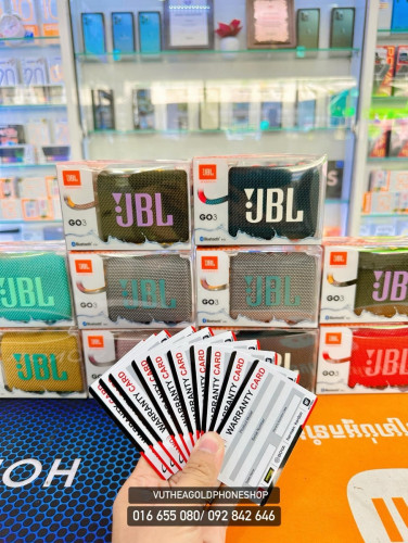 JBL GO 3 Original ធានាមួយឆ្នាំពី Nano Sound Cambodia