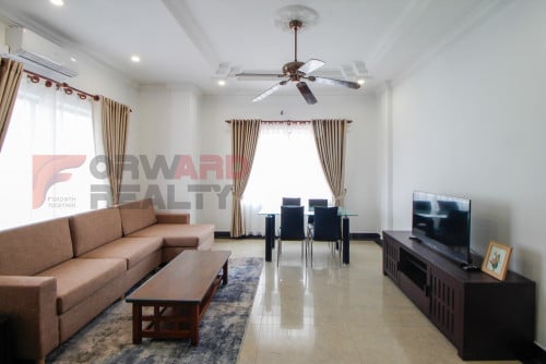 Spacious 1 Bedroom apartment with gym available for rent in BKK1 Area.