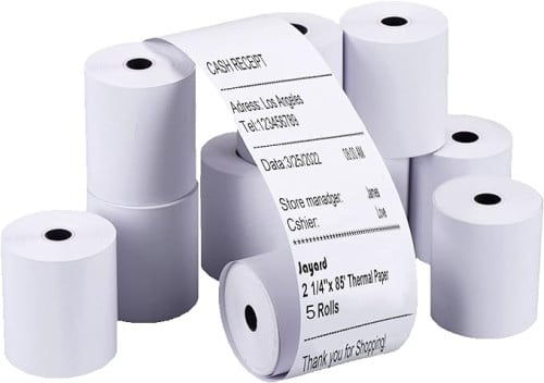 Thermal Paper Rolls Products, Roll decals, Sheet decals, Care labels, Hangtags,