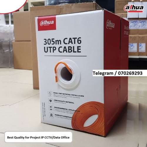 Dahua Network CAT6 Cable PFM922I-6UN-C (305m)/box