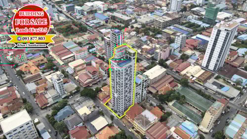 អាគារថ្មីសម្រាប់លក់ នៅខណ្ឌចំការមន