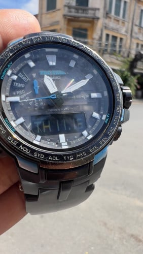 នាឡិកា​មួយ​ទឹក​ជប៉ុន​ម៉ាក​CASIO PROTREK PRW-6100YT-1BDR