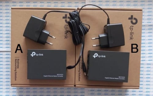 Gigabit Sc Fiber Convertor, Single Mode,  Full Duplex, 15km, Chassis Mountablem Mc210cs Tplink