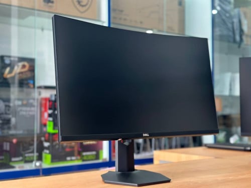Dell LCD Monitor FHD 27" 144Hz កោង​​ New 99.99% មានកេស= 169$