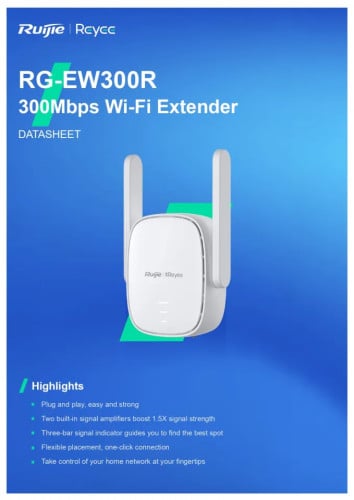Ruijie Wireless Router RG-EW300R
