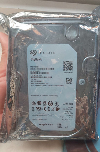 Hard Disk WD Purple Surveillance HDD 8TB 24h/7