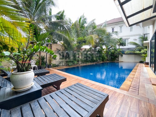 DABEST: 3 Bedroom Serviced Apartment For Rent With Swimming Pool In Siem Reap