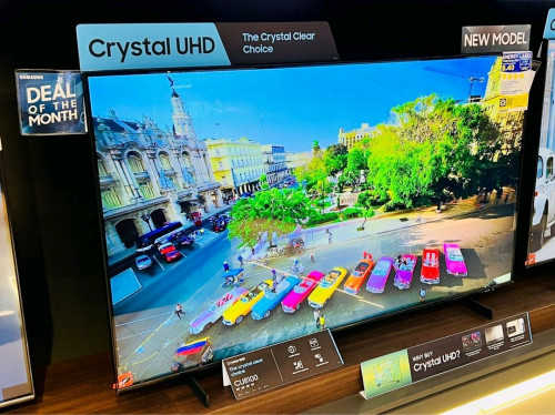 លក់ Smart TV Samsung 55CU8100 new model 2024 ធានា១ឆ្នាំពីក្រុមហ៊ុន