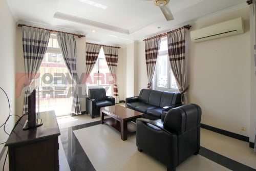 2 Bedrooms apartment available for rent in Tonle Bassac Area (near Naga, Aeon mall)