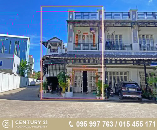 🏘 ផ្ទះល្វែង E0,E1(កែង) ក្នុងបុរី សម្បត្តិមានហេង3(និរោធ) ត្រូវការលក់បន្ទាន់ខ្លាំង