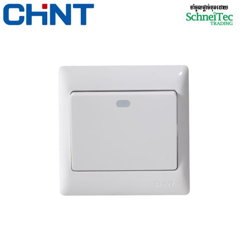 CHINT កុងតាក់ចុច 1 NEW7G 10A 250V ស មាស