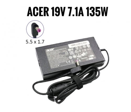 Adapter Acer Original 19V 7.1A 135W (5.5x1.7)