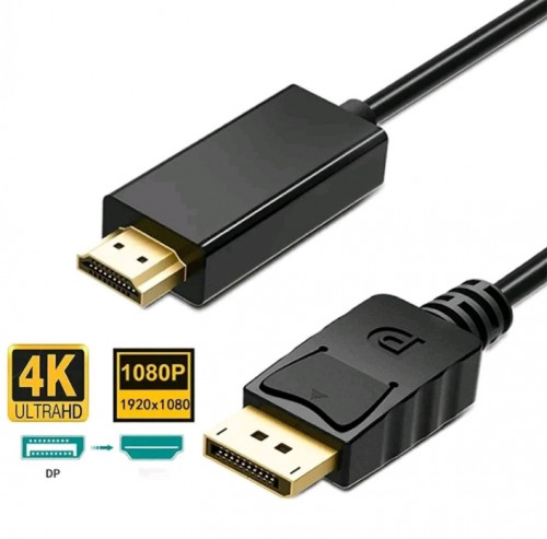 DP to HDMI cable 1.8m 4K