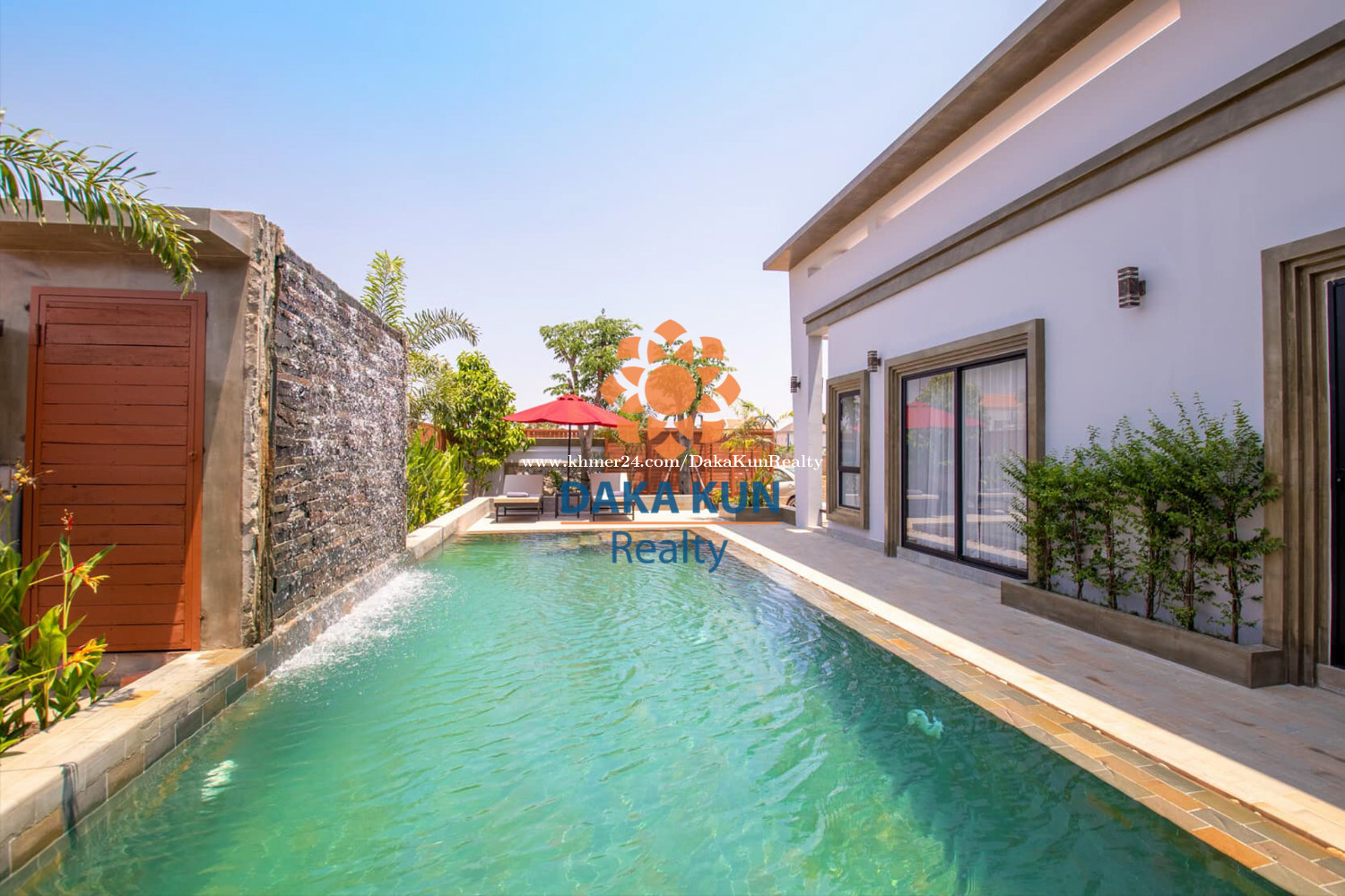 2 Bedroom Villa with Private Swimming Pool for Rent in Siem Reap Price