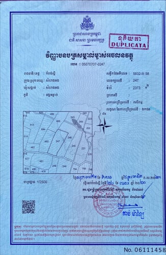 ដីសម្រាប់លក់ (បន្ទាន់)