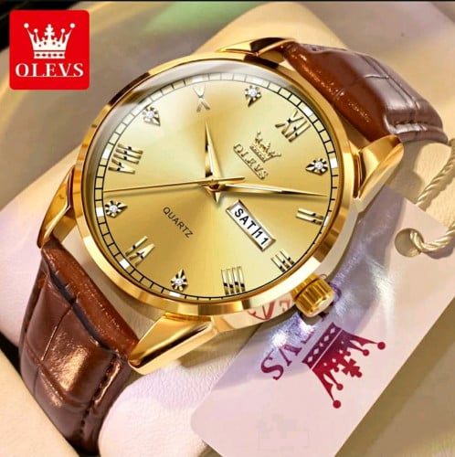 Free delivery នាឡិកាបុរស Olevs ម្លៃពិសេស