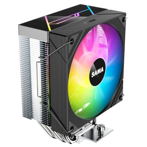 SAMA CPU COOLER L4P120 Black White