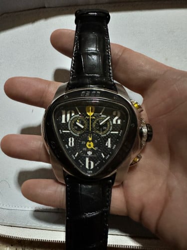Tonino Lamborghini Carbon Spyder Chronograph TL120SBL Watch Silver Gold Yellow