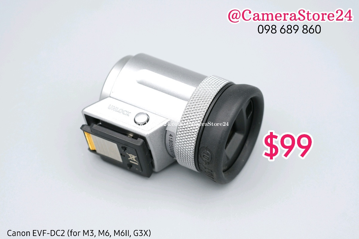Canon EVF-DC2 (for M3, M6, M6II, G3X) Price $99.00 in Tonle