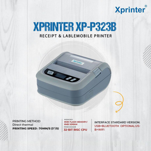 Printer Label and Receipt Brand X Printer P323B