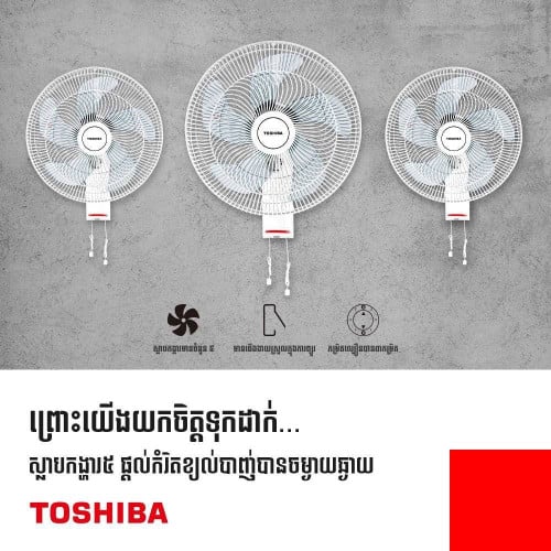 កង្ហារToshiba ថ្មី100%