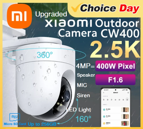 Xiaomi CW400 2.5K 4MP New Upgrade outdoor 360° waterproof whether proof full option MI Wifi camera