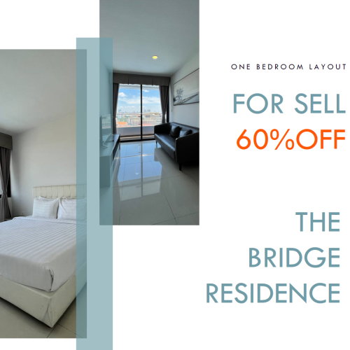 មកទៀតហើយ​ The Bridge One Bedroom ម្ចាស់ផ្ទះប្រញាប់លុយដាក់ខុនដូរលក់បន្ទាន់