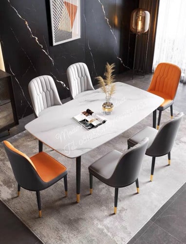 ✅1 Marbel Table + 6 chiars: 268$ per set only