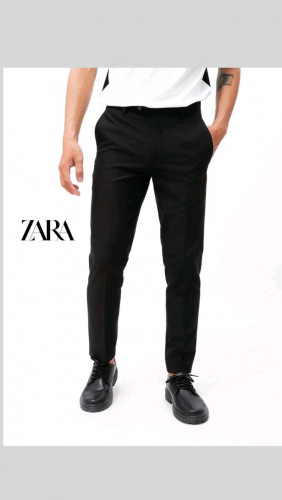 ខោសាច់ក្រណាត់ជេីង slim fit ZARA Price $18.00 in Voat Angk Khang Tboung ...