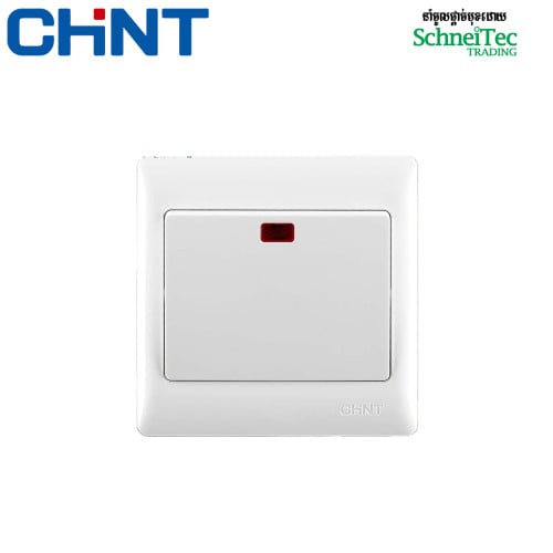 CHINT កុងតាក់ម៉ាស៊ីនទឹកក្តៅ 1G 1W 20A 250V NEW7-G00150