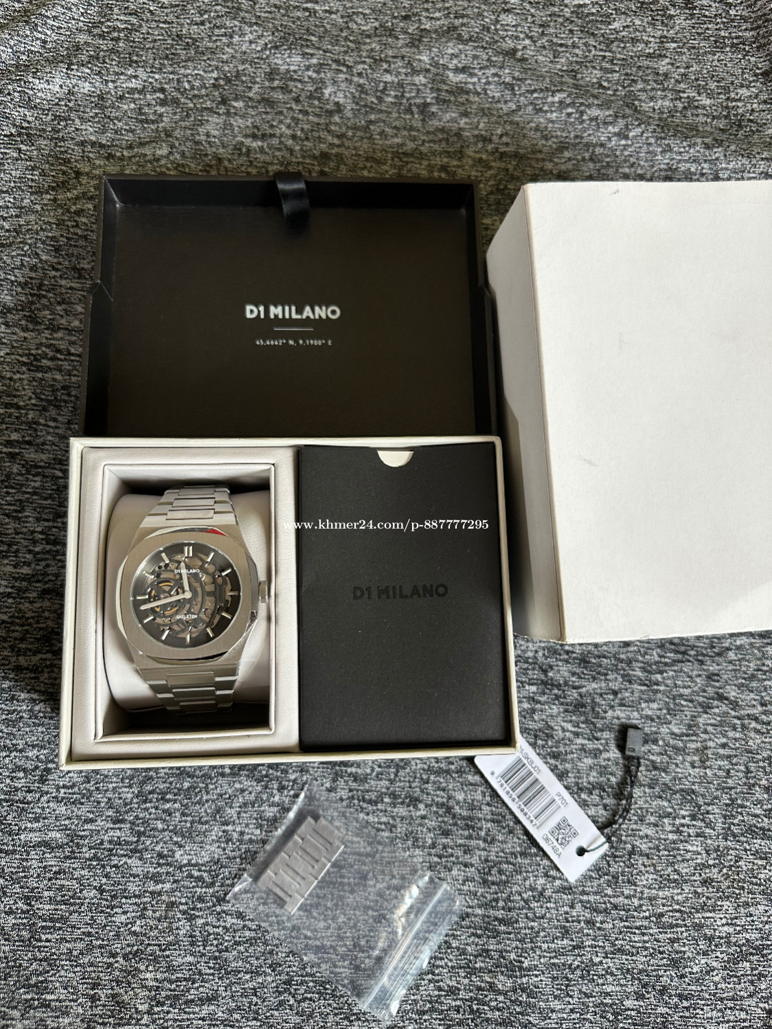 D1 milano skeleton online silver