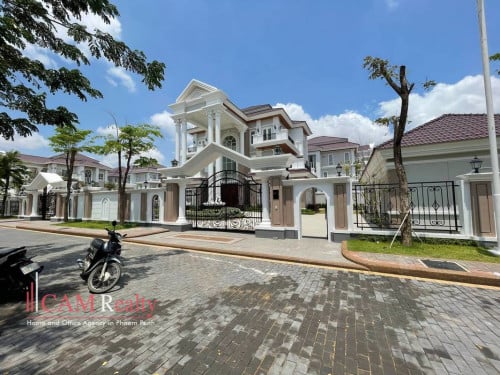 King-A 7 bedrooms villa for rent in Borey Peng Hout 60M​​ - Phnom Penh