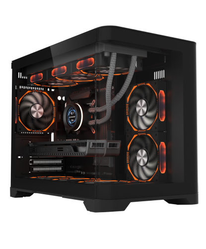 WJCOOLMAN K-Canopy Gaming Case Black White 