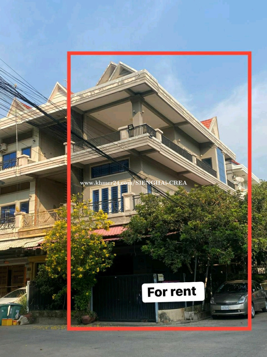 ផ្ទះសម្រាប់ជួលស្នាក់នៅ ប្រកបអាជីវកម្ម ពិភពថ្មី ឈូកមាស. Shop house for rent at Pipoum thmey