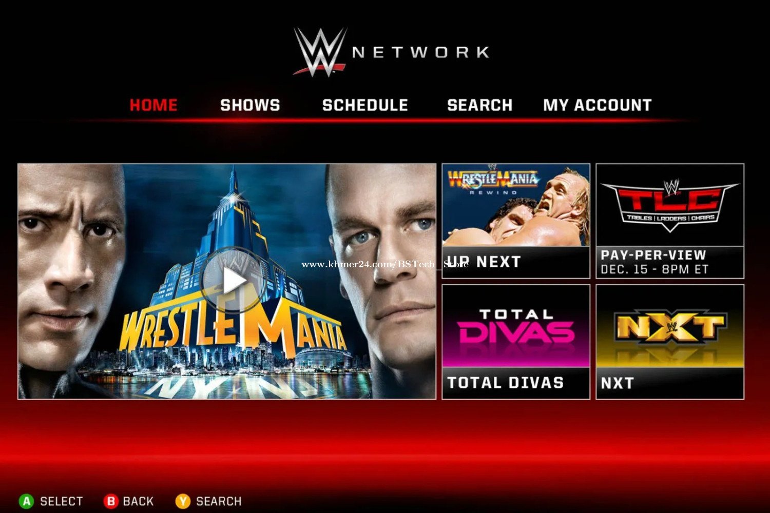 Wwe on sale network price