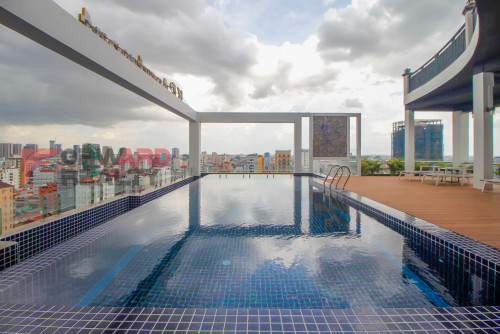 Studio room apartment with swimming pool and gym available for rent in Russian Market Area