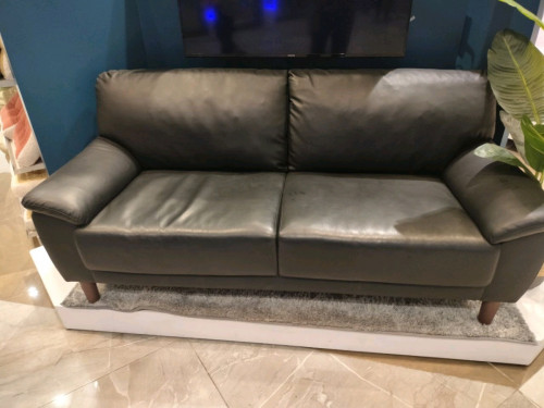 Faux Leather Sofa from Japan for sale.Brought from. Aeon mall 1month ago for $500 sell For $360l