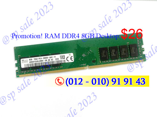 Special Promotion ! Ram DDR4 8GB Desktop 