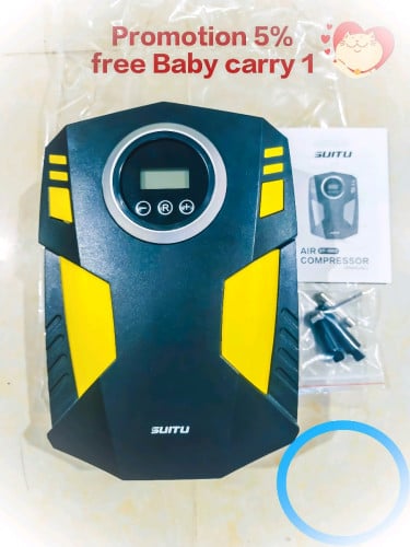 ម៉ាស៊ីនសប់កង់រថយន្ត Car Air Portable compressor 12V