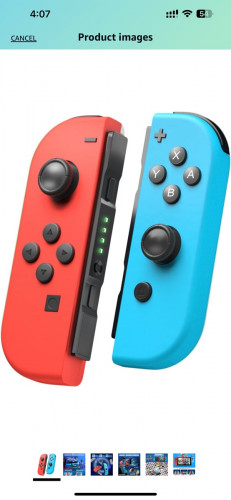 ដៃ Nintendo controllers នឹង ឆ្នាំងសាក