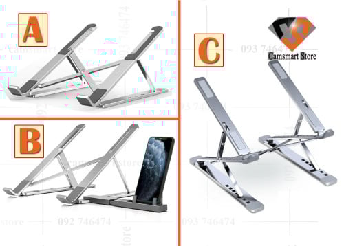 Foldable Desktop Laptop Tablet Stand With Cooling Fan