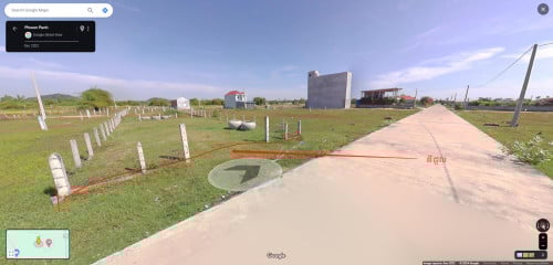 ដីជួល 10*20ម លើផ្លូវបេតុង15ម