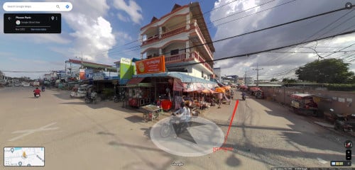 ដីជួល ទល់មុខរោងចក្រ ជាប់ផ្សារ លើផ្លូវ​បេតុង15ម ដីកែង 093 588688