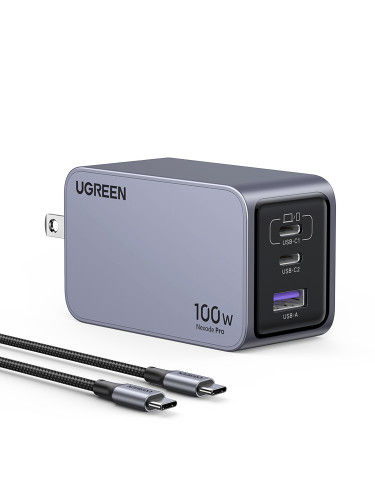 UGREEN Nexode Pro 100W 3Port GaN Fast Charger 25873