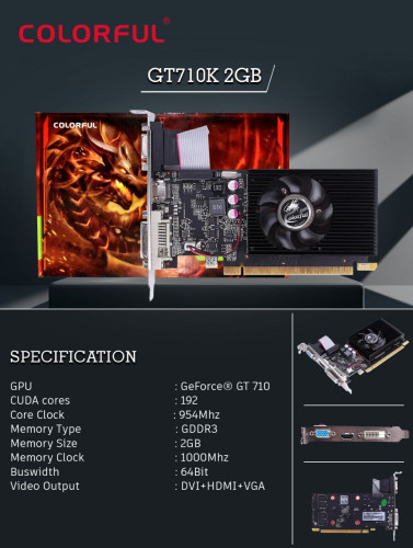 Graphic Card GT710K 2GB