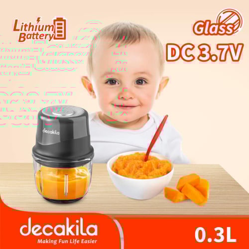 Cordless mini chopper ម៉ាស៊ីនកិនអាហារក្មេង 0,3លីត្រ